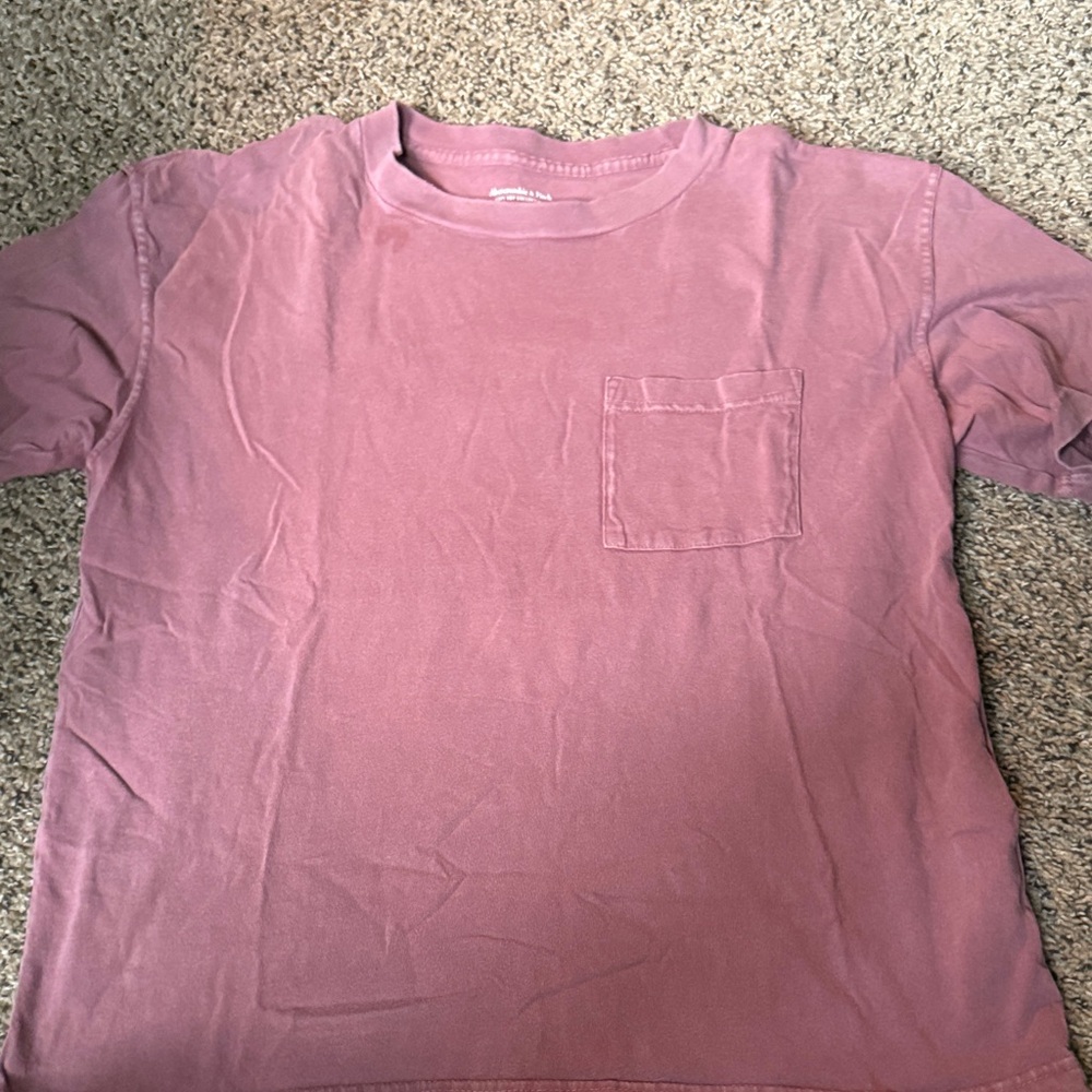 Abercrombie & Fitch Mauve Oversized Tee